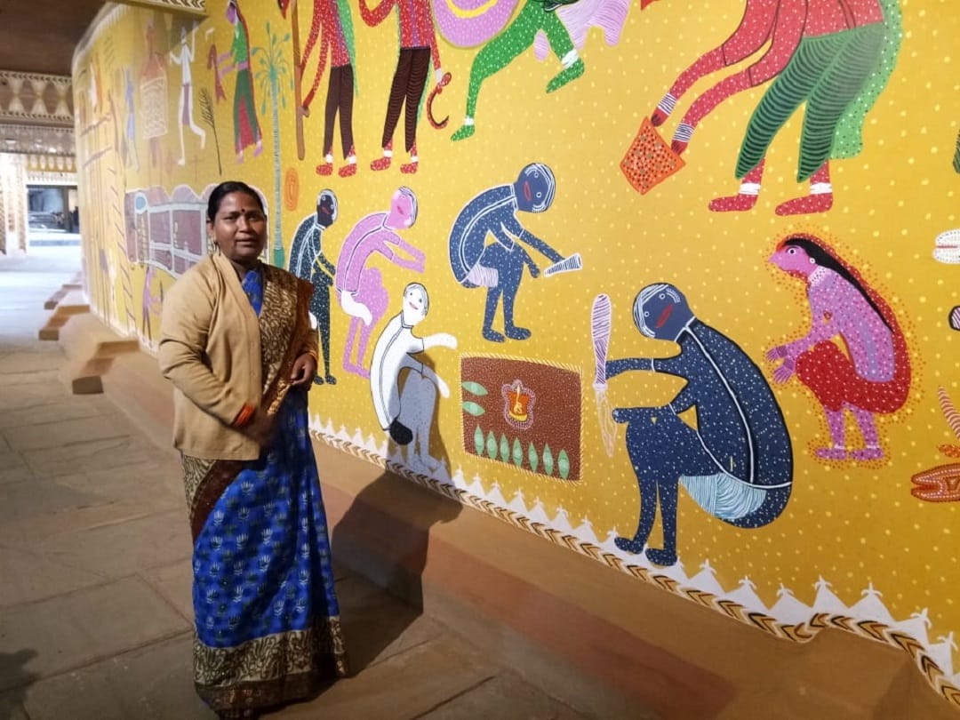 Bhuri Bai of Madhya Pradesh was awarded the Padma Shri, hence the honor