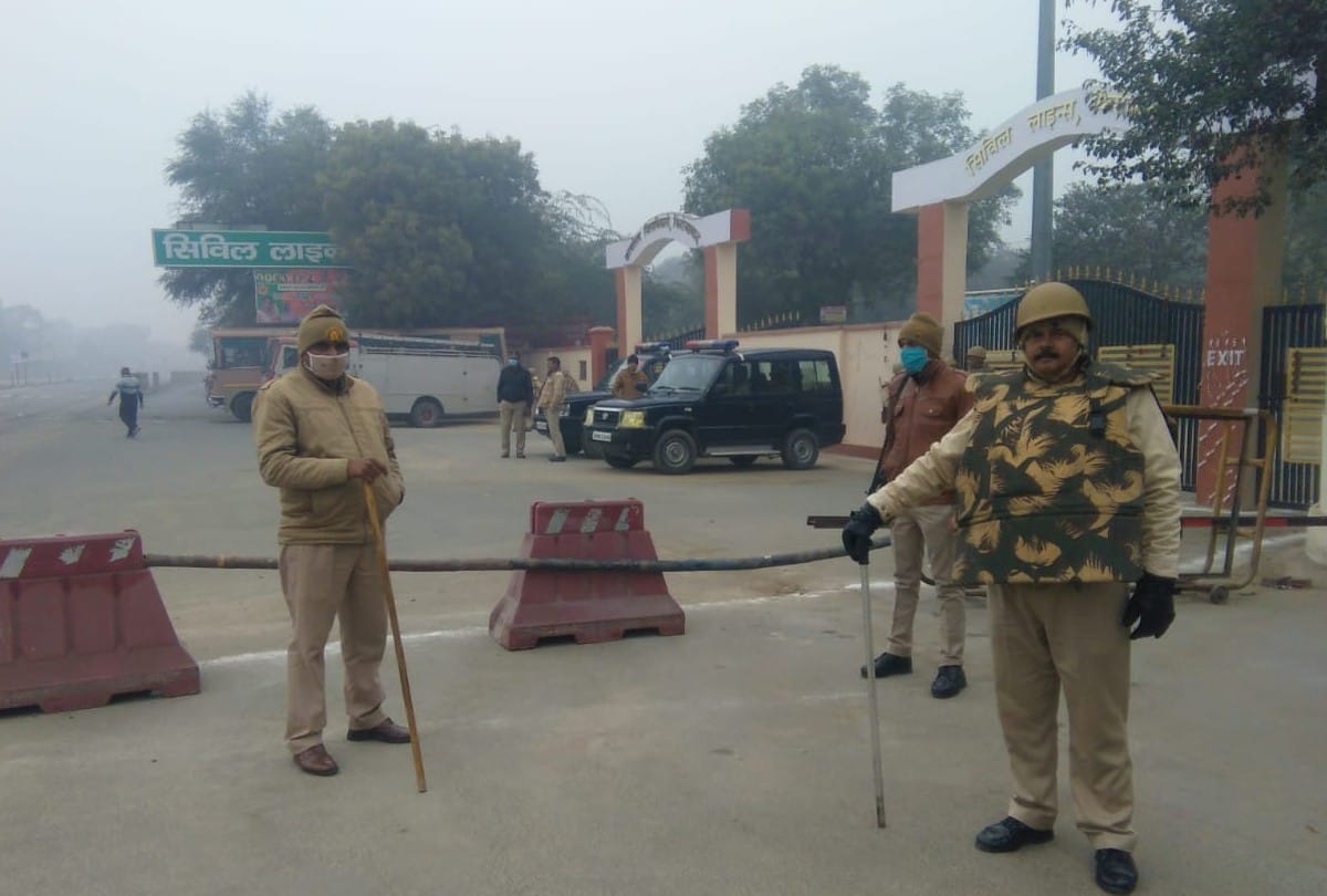 Farmers Tractor Rally On Yamuna Expressway In Mathura