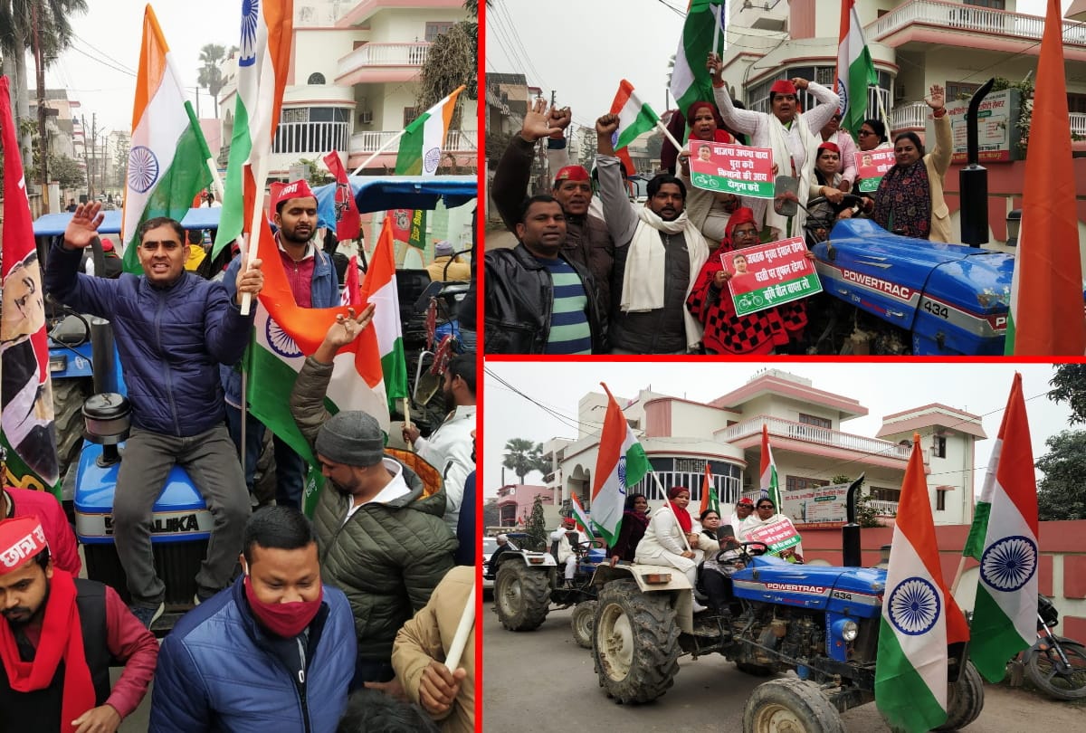 Gorakhpur News Kisan Tractor Rally Updates: administration sealed tractors before taking out of Tractor Rally in Gorakhpur