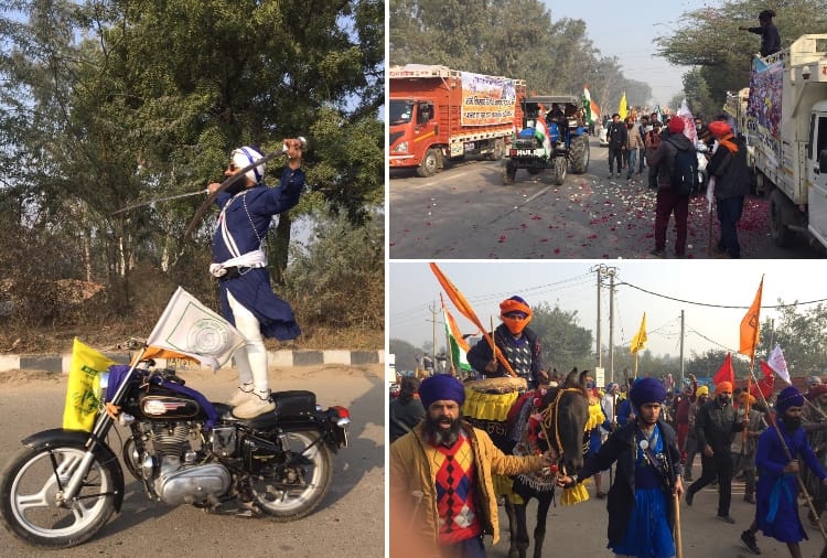 Kisan Andolan News: See the unique photos of Kisan Tractor parade