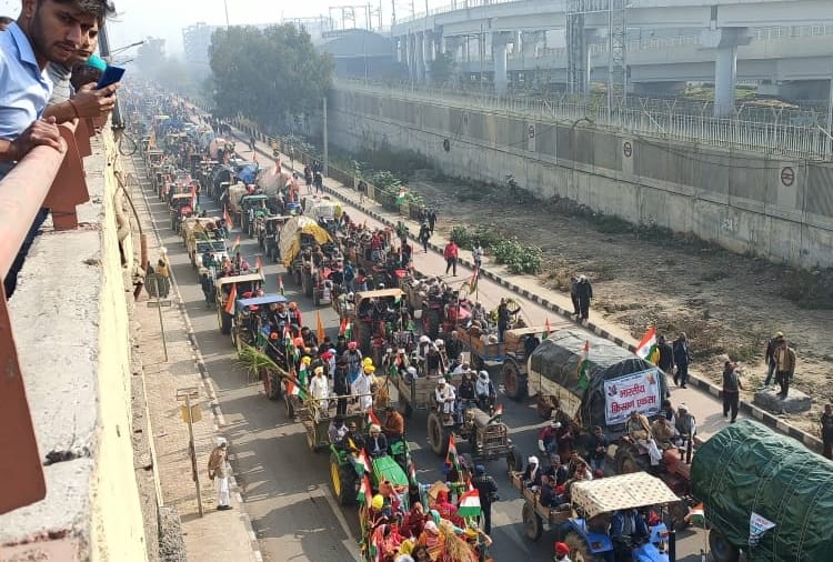 Kisan Tractor parade: Know the conditions of major borders of Delhi during Kisan Tractor March