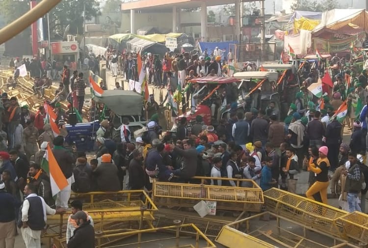 Kisan Tractor parade: Know the conditions of major borders of Delhi during Kisan Tractor March