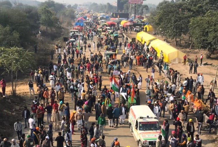 Republic Day 2021: Kisan Tractor parade start From Kheda border in Rewari