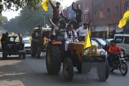 Tractor march in Punjab, Haryana in support of farmer movement