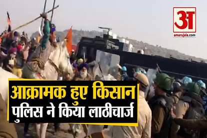 Farmers became aggressive during tractor rally, police lathi-charged