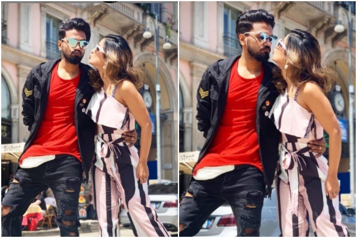 Hina Khan bf Rocky Jaiswal wrote romantic shayari for her shares  beautifu