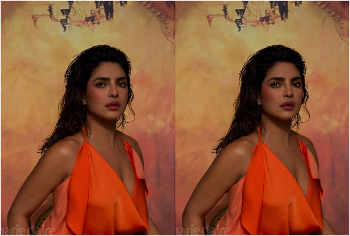 priyanka chopra latest photoshoot for marie claire spring 2021 hot and sizzling look