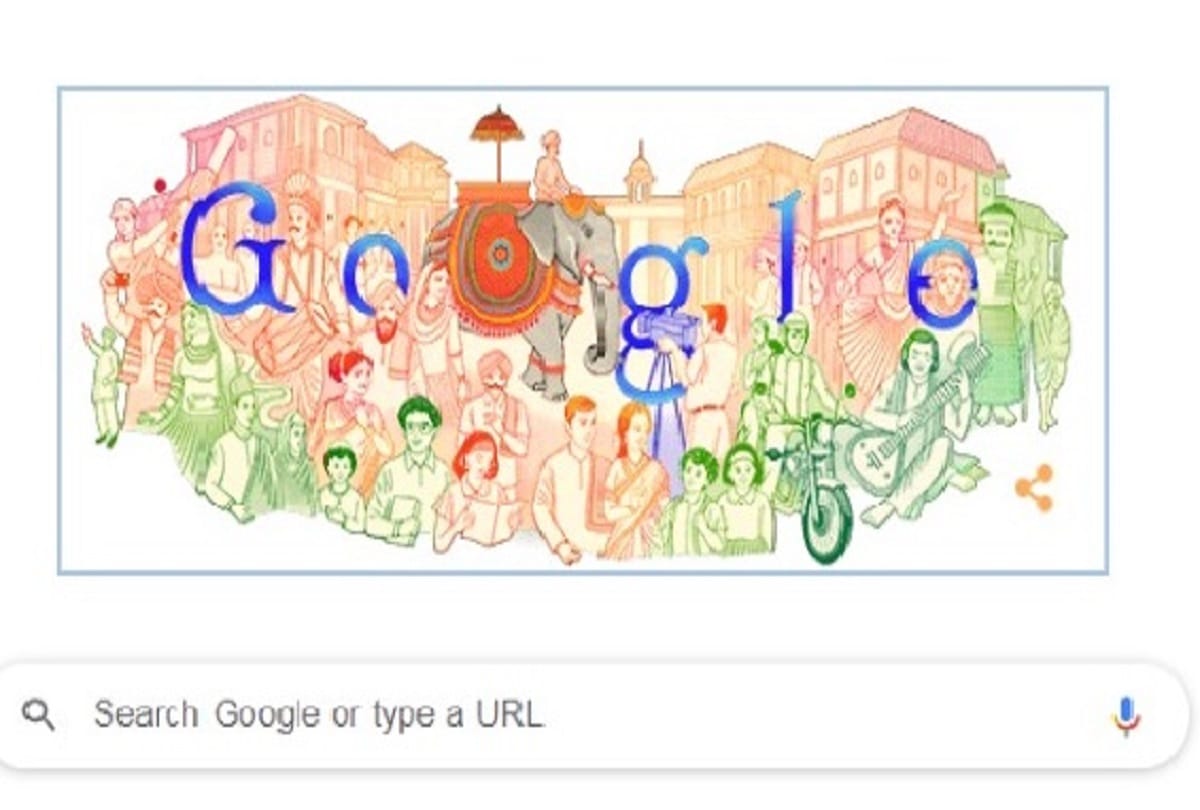 Republic Day 2021 : Google made a special doodle on Gantantra Diwas