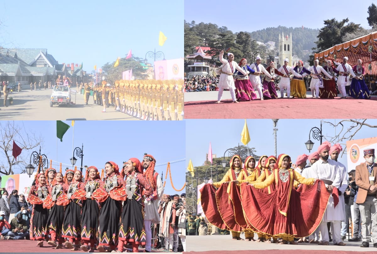 Himachal Republic Day 2021 Celebration Photos: Himachal painted in patriotic colors, see the pictures of Republic Day 2021