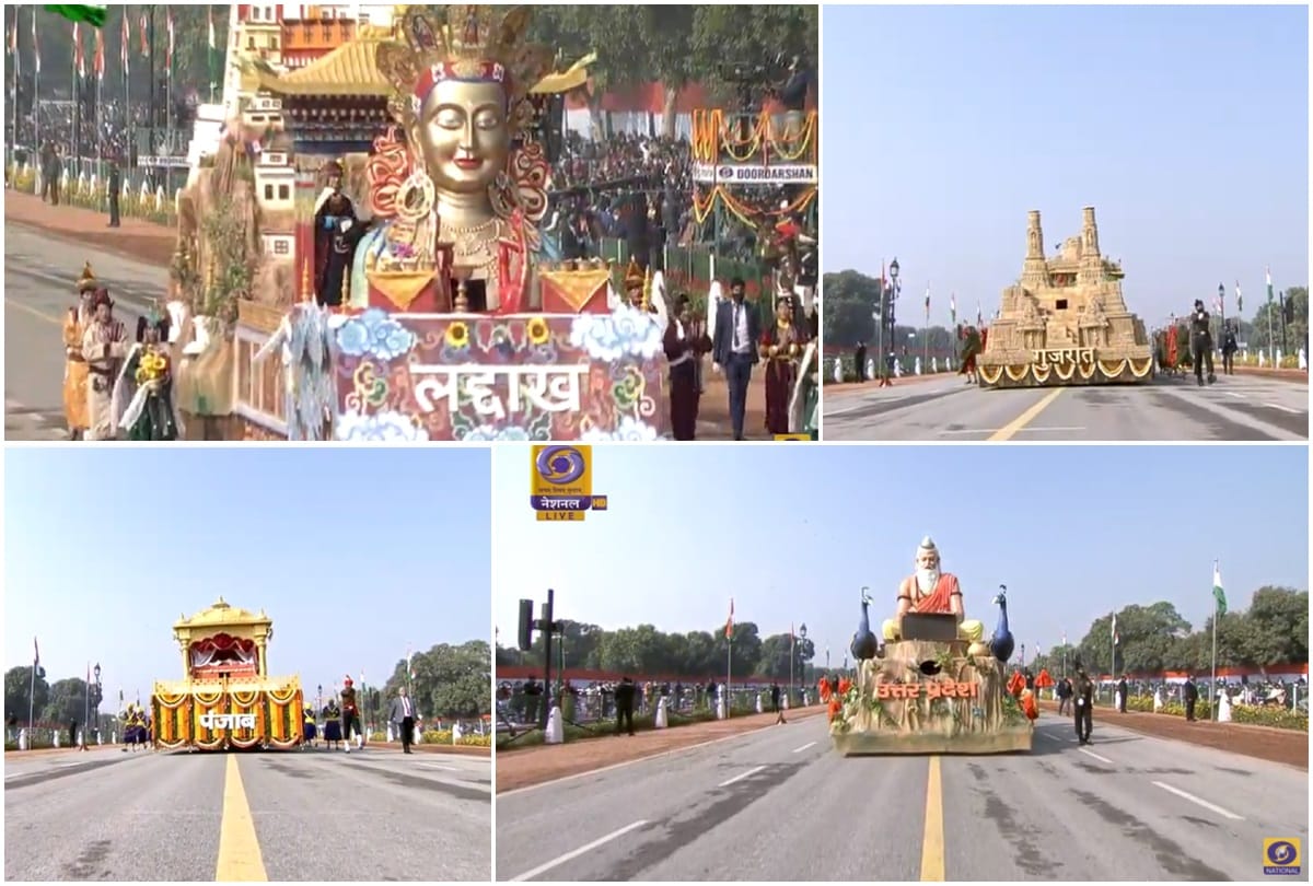Republic Day 2021 Tableaux - a show of India's cultural diversity