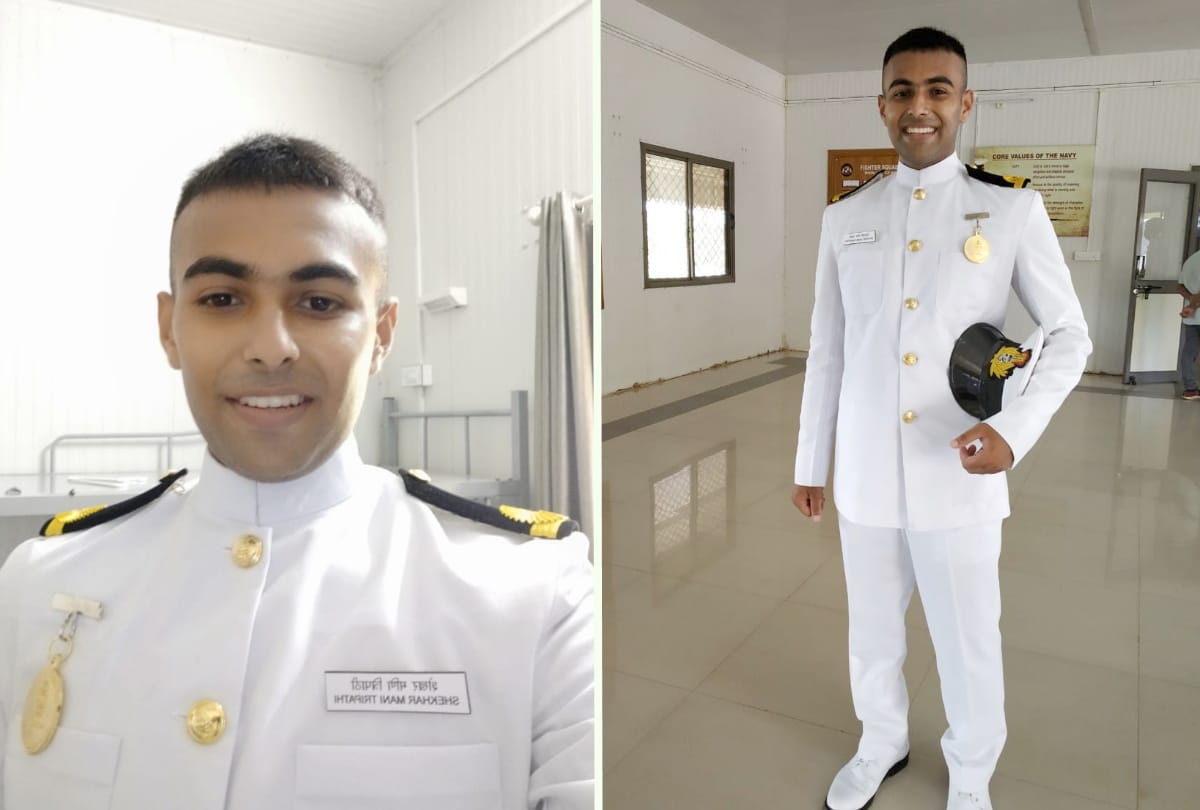Gorakhpur Boy Shekhar Tripathi becomes Sub Lieutenant in Indian Navy