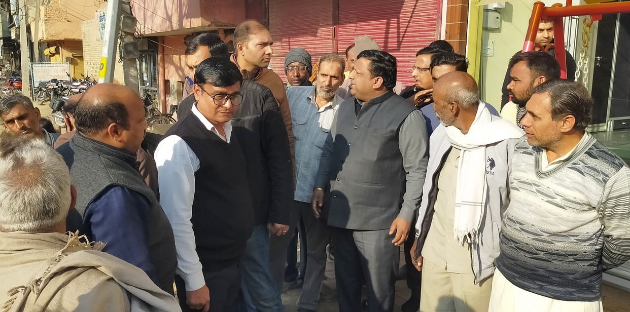 Shopkeepar said, For three months, the road has been rammed in front of shops like a canal.