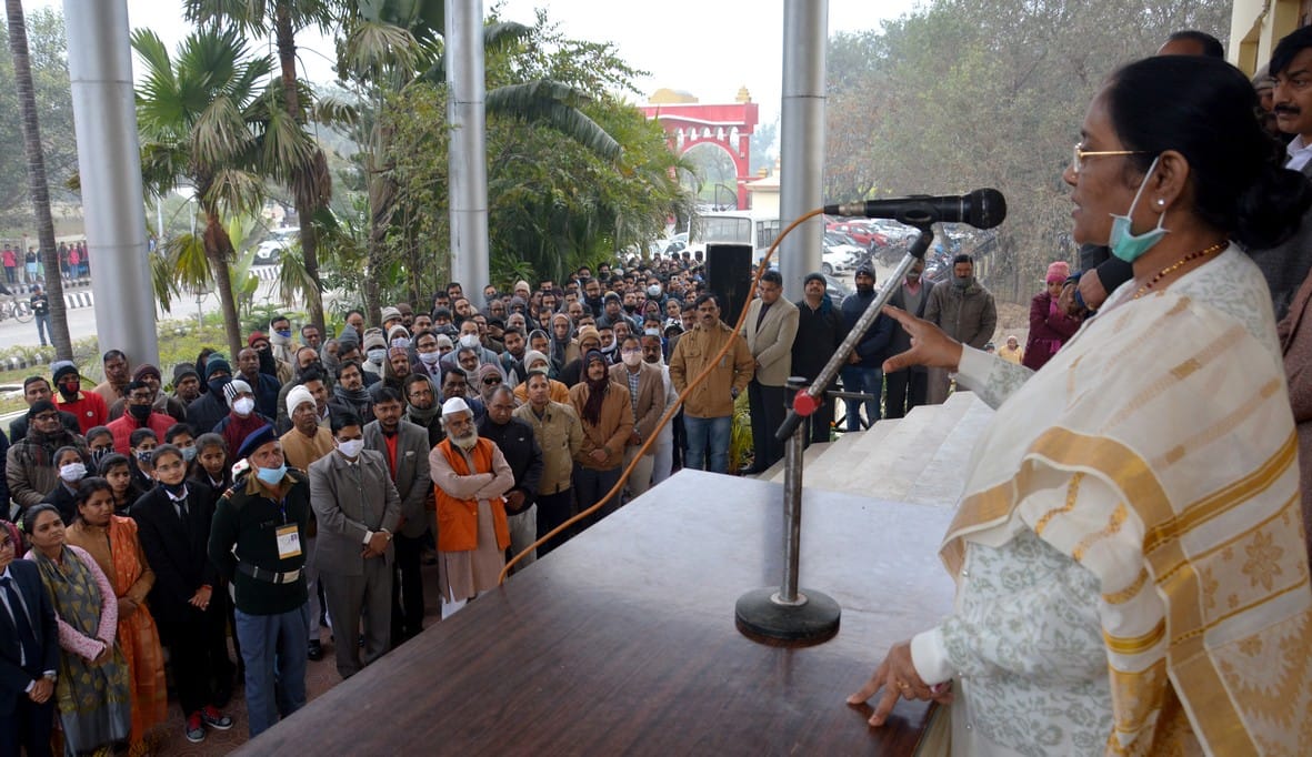 Vice Chancellor's tough stand on incomplete construction work in the poorvanchal university