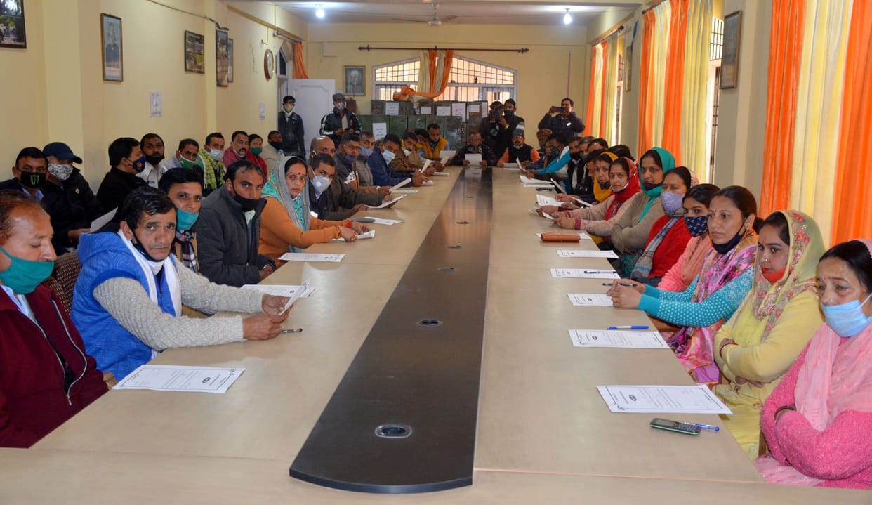 panchyat member take oath