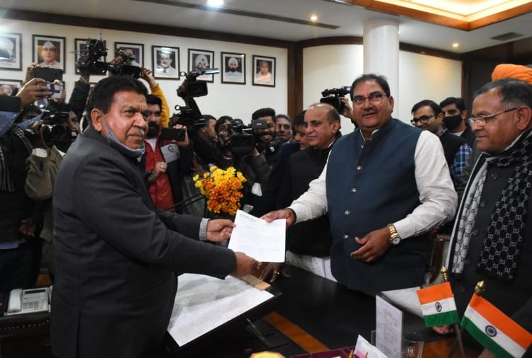 Indian National Lokdal leader Abhay Singh Chautala resigns from the membership of Haryana Legislative Assembly