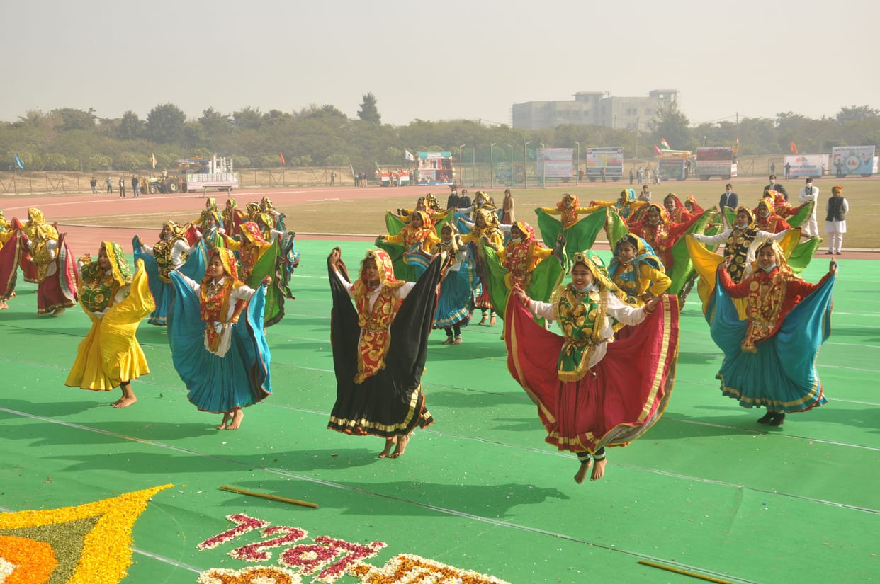 Republic Day Celebration: Patriotic shattered cultural touch in Rajiv Gandhi Sports Complex