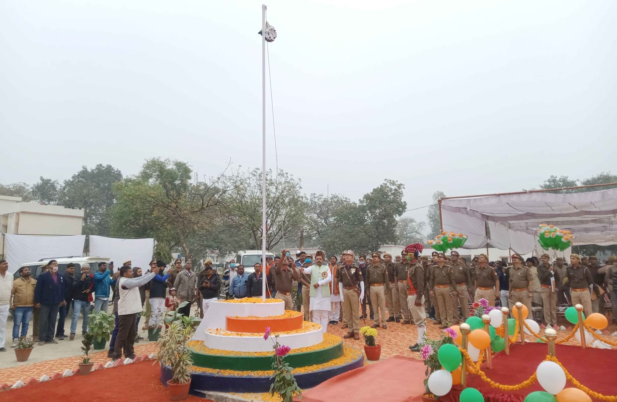 The tricolor was waved gracefully on Republic Day