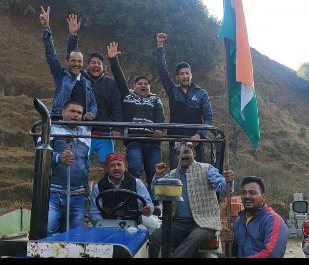 Congressmen took out tractor rally in support of farmers