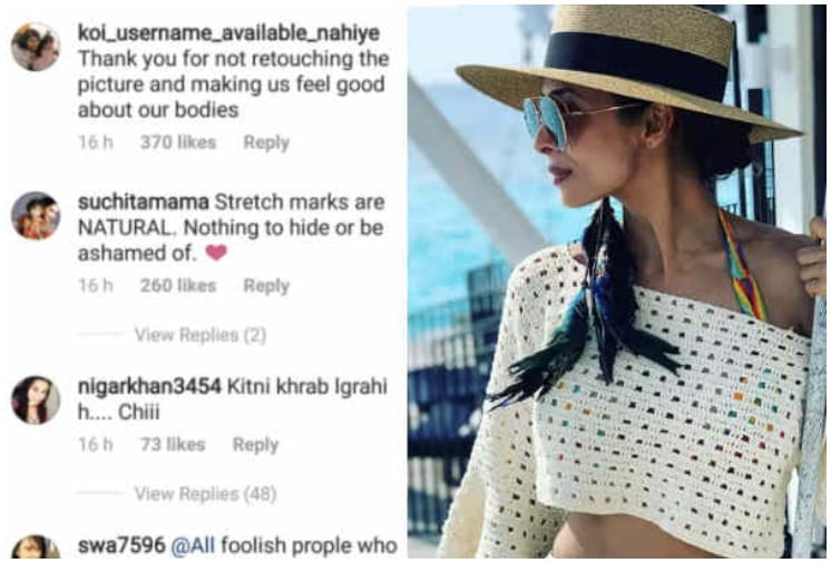 Malaika Arora Gets Trolled for her Stretch Marks in Latest Instagram Post
