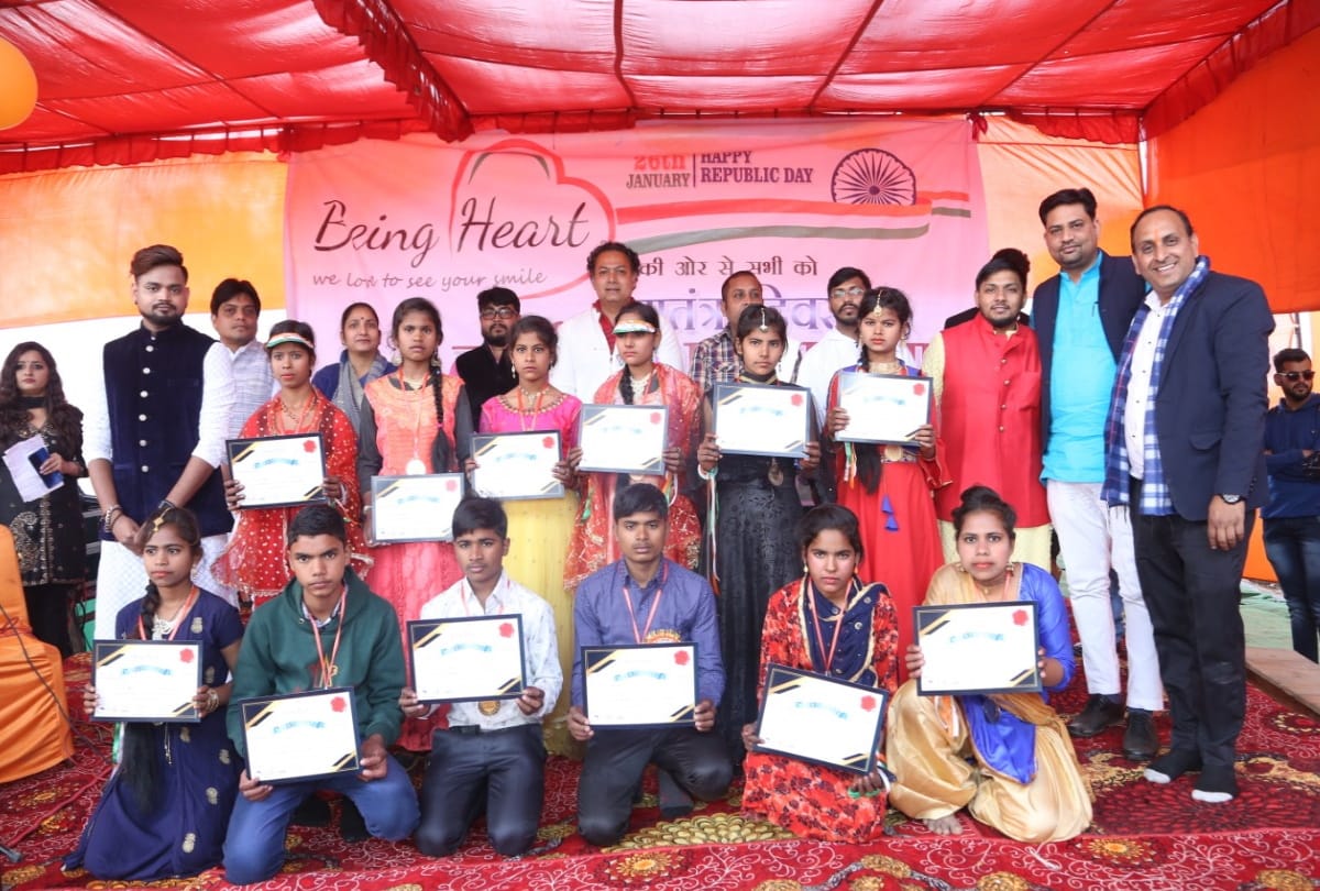 Bing heart foundation organize cultural program on 26 january with 500 students awrded them
