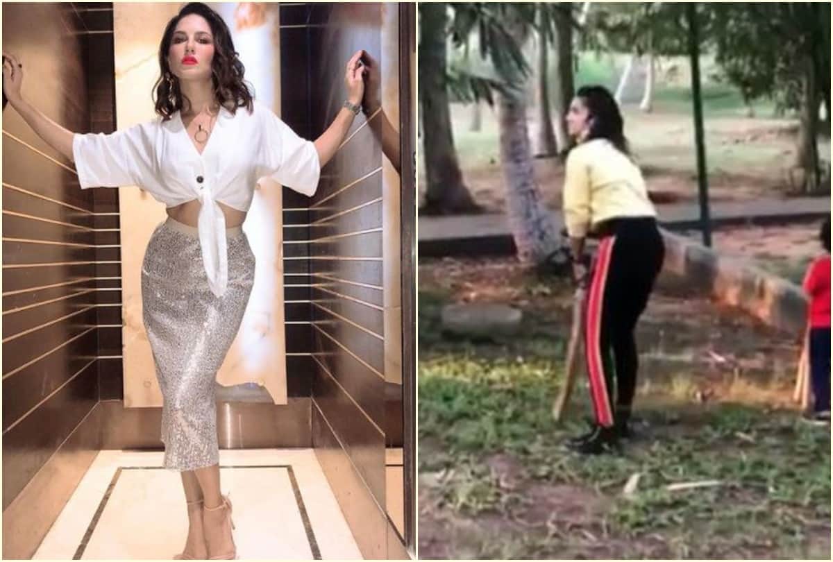 Sunny Leone Share Video Of Playing Cricket and Wants To Join Indian Cricket Team Against England