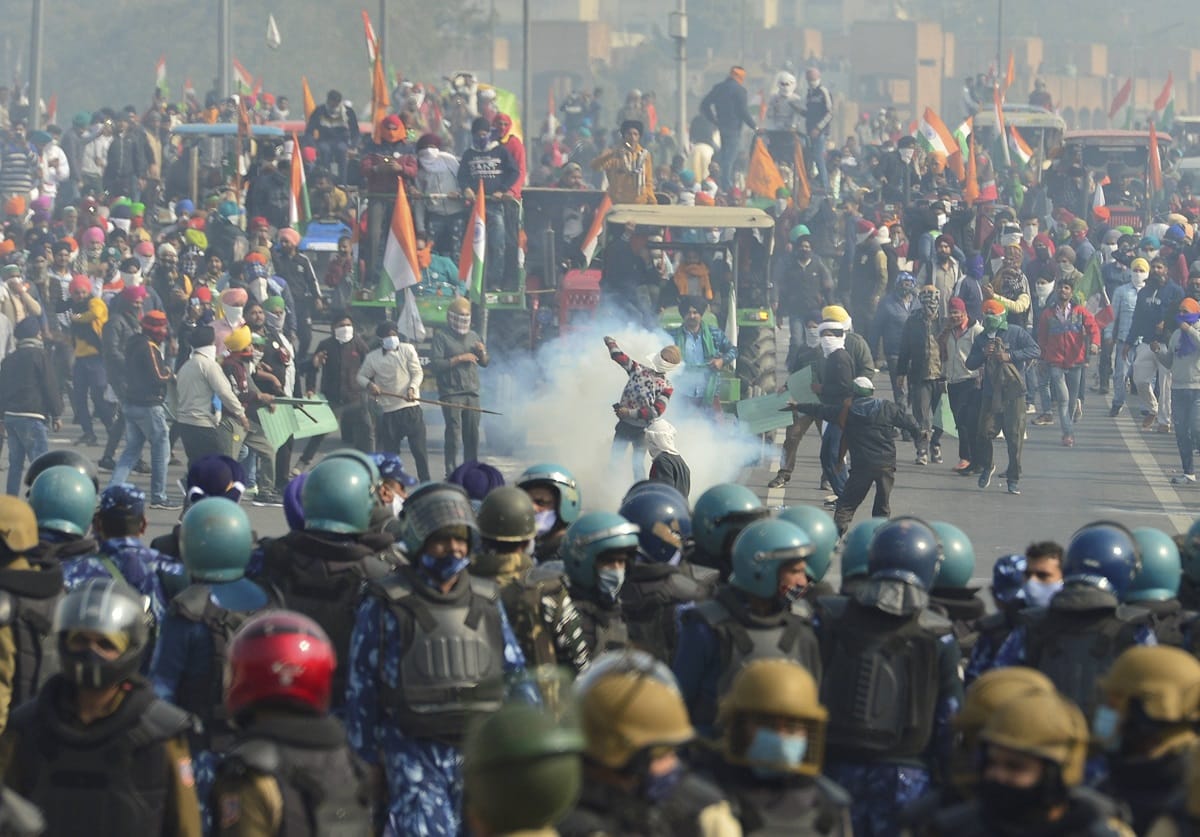 Delhi News : Khempreet attacked with spears on policemen during tractor parade on republic day