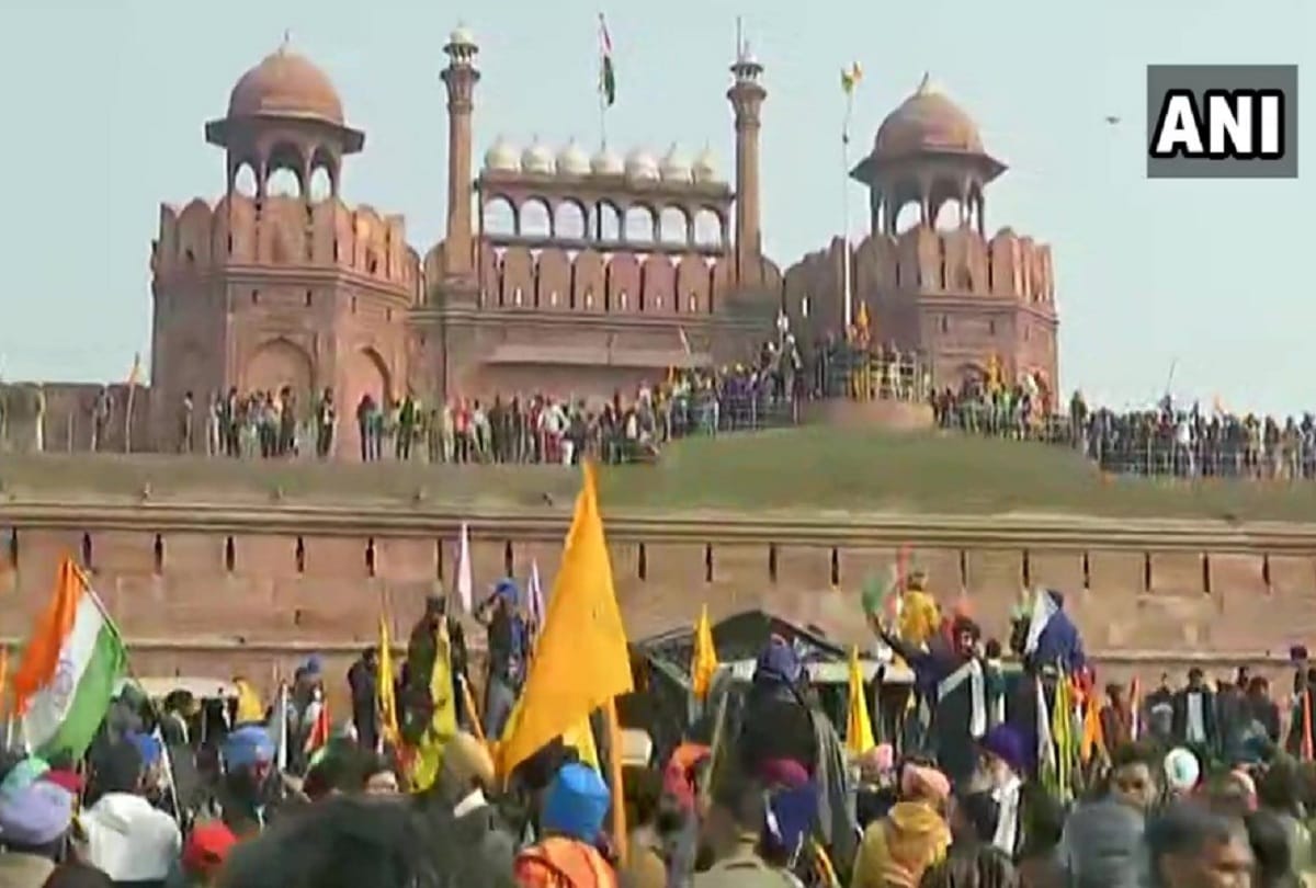 Kisan Andolan Delhi News Today Live Updates27 jan 2021 kisan andolan Security heightened in Delhi Singhu border ghazipur and tikri bordar