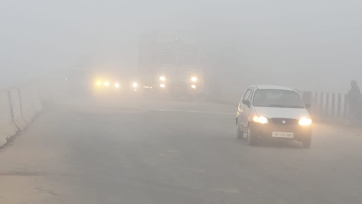 fog made trouble for people