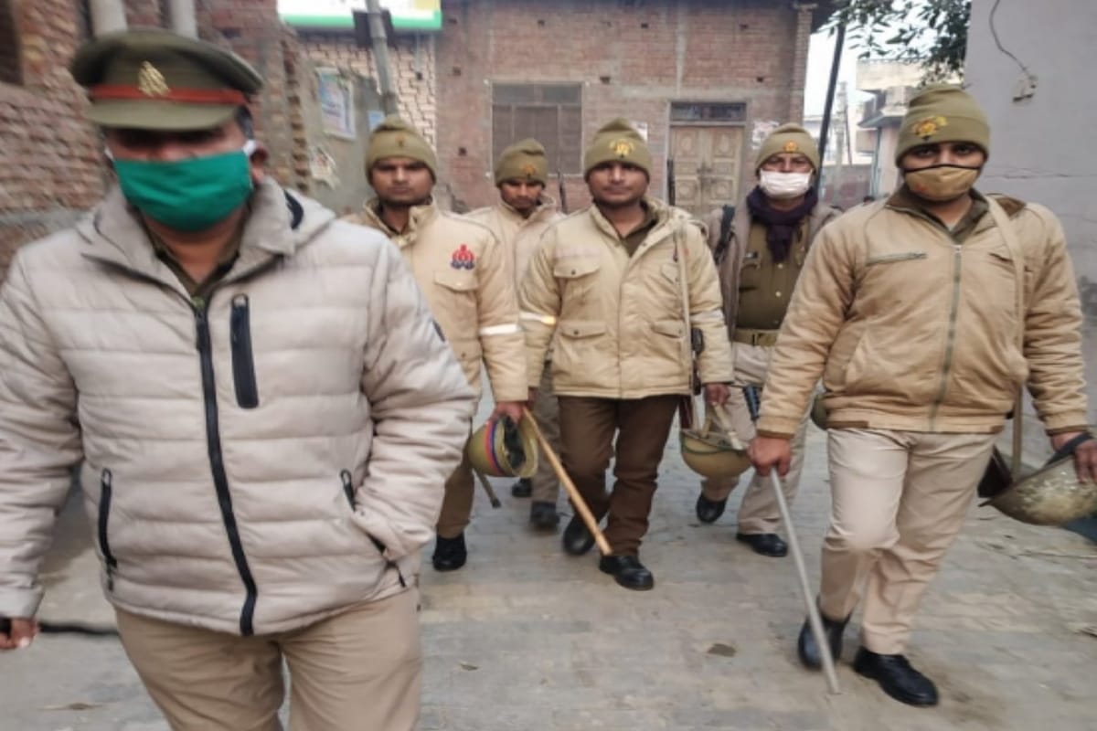 Muzaffarnagar: Police alert regarding Chakkajam, three company PAC, RRF and additional police force deployed