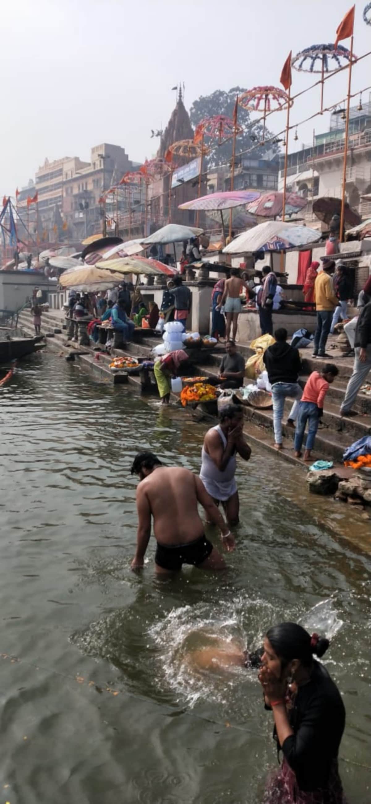 First Guru Pushya Yog of year today best for shopping devotees dip in ganga ghat varanasi