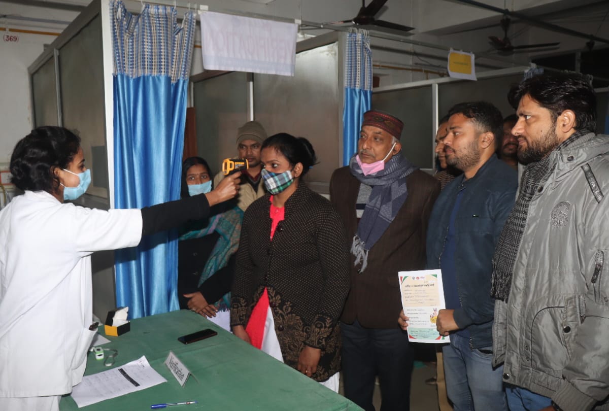 4812 health workers receive corona vaccine in 59 booths