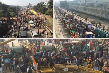 किसानों की ट्रैक्टर परेड की तस्वीर। (फाइल फोटो)