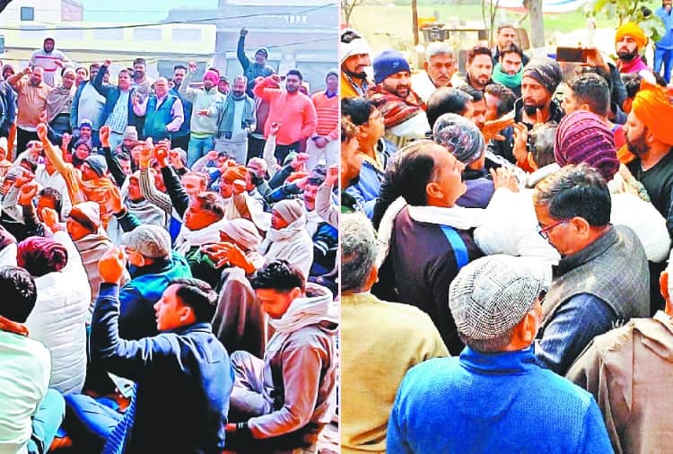 Kisan Andolan News: People of 20 villages protest against farmers in Sonipat of Haryana