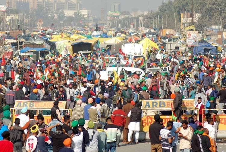 Kisan Andolan News: People of 20 villages protest against farmers in Sonipat of Haryana