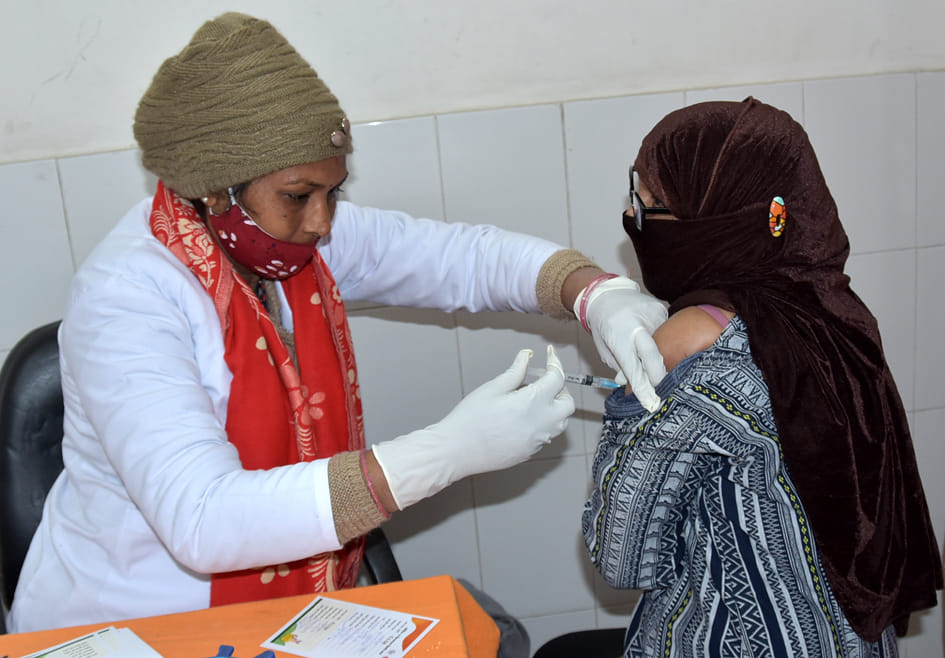 3094 Health workers and Corona Warriors vaccinated