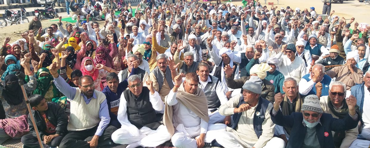 farmers, protest, kitlana tol, dc given warning