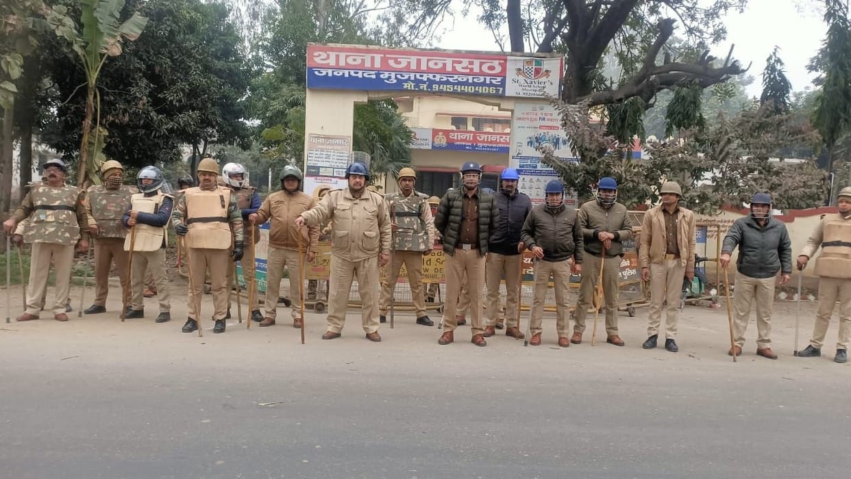 Police stationed at police stations in Muzaffarnagar district