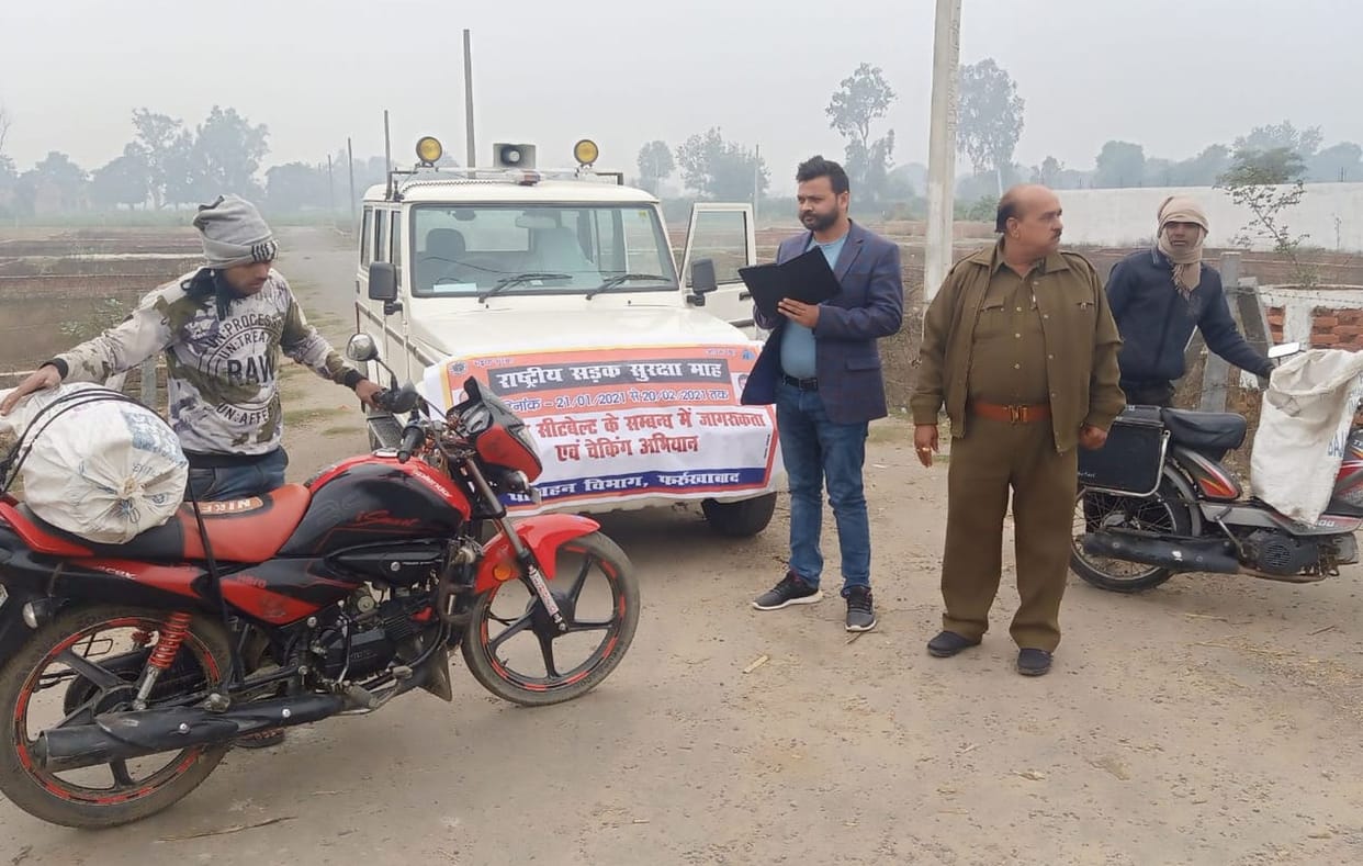 Tighten screws on those who do not have helmets and seat belts