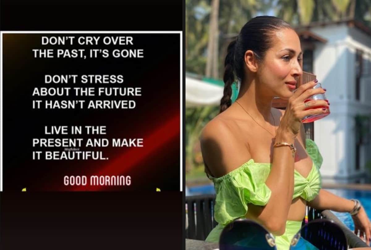 Malaika Arora share motivational quote on Instagram telling about how to live in present