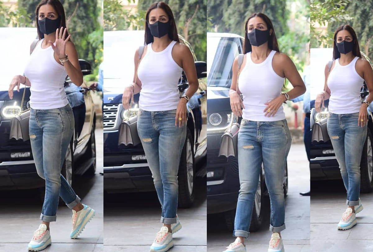 malaika arora got trolled for going on a walk with pet dog amid covid lockdown