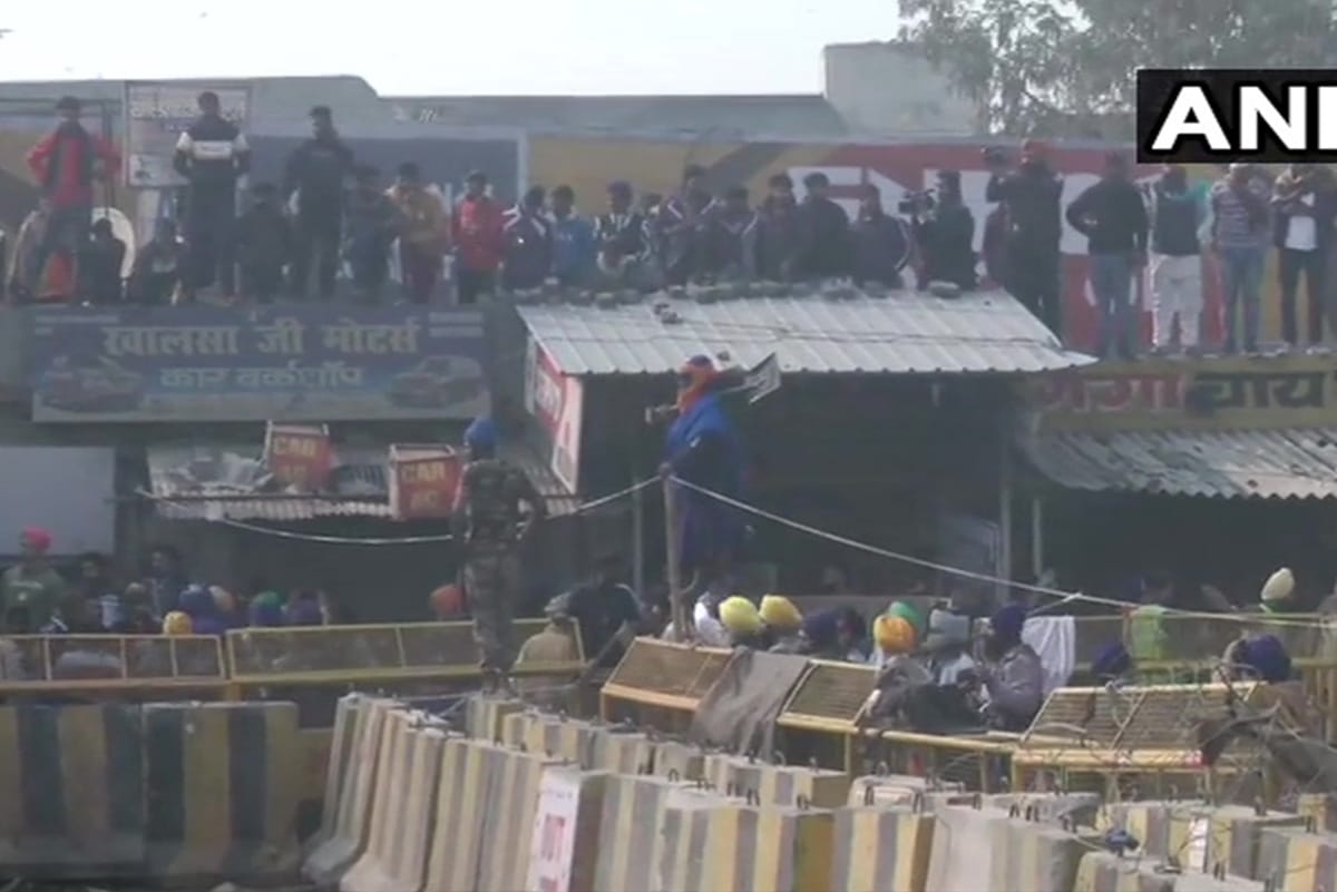 Farmers protest Man who attacked on sho at singhu border on 16 february arrested from mukarba chowk