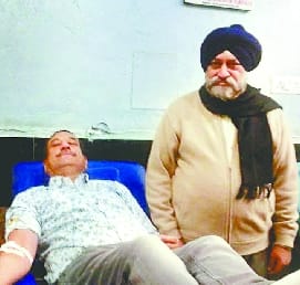 Saved patient's life by donating blood for 99th time