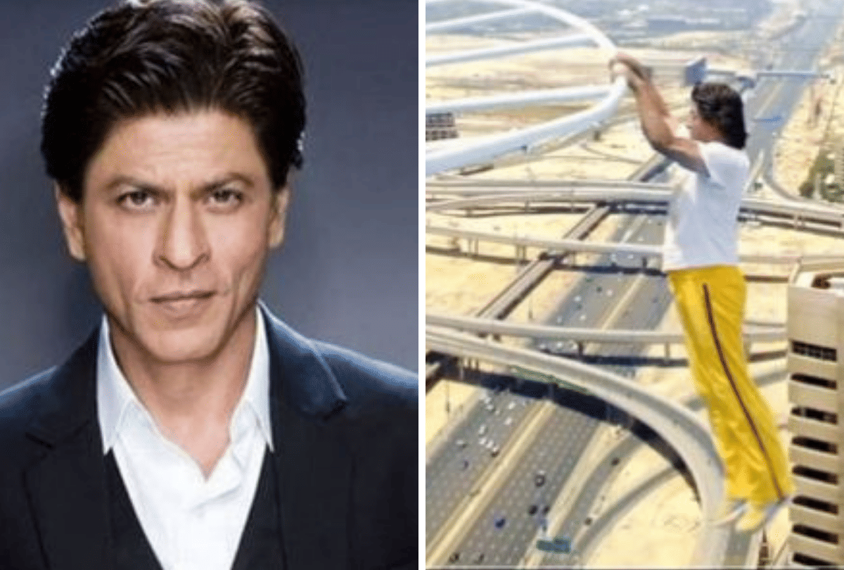 Shahrukh Khan jumped in the air for a surprise stunt video