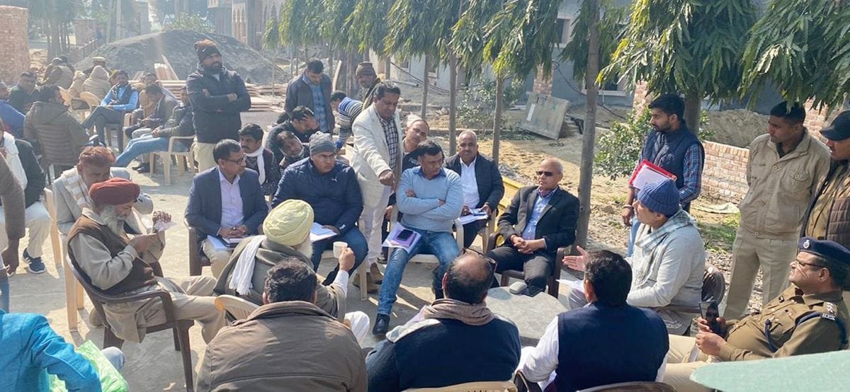 Farmers protest