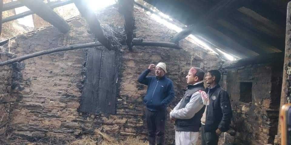 Gaushala fire, buffalo and two oxen died