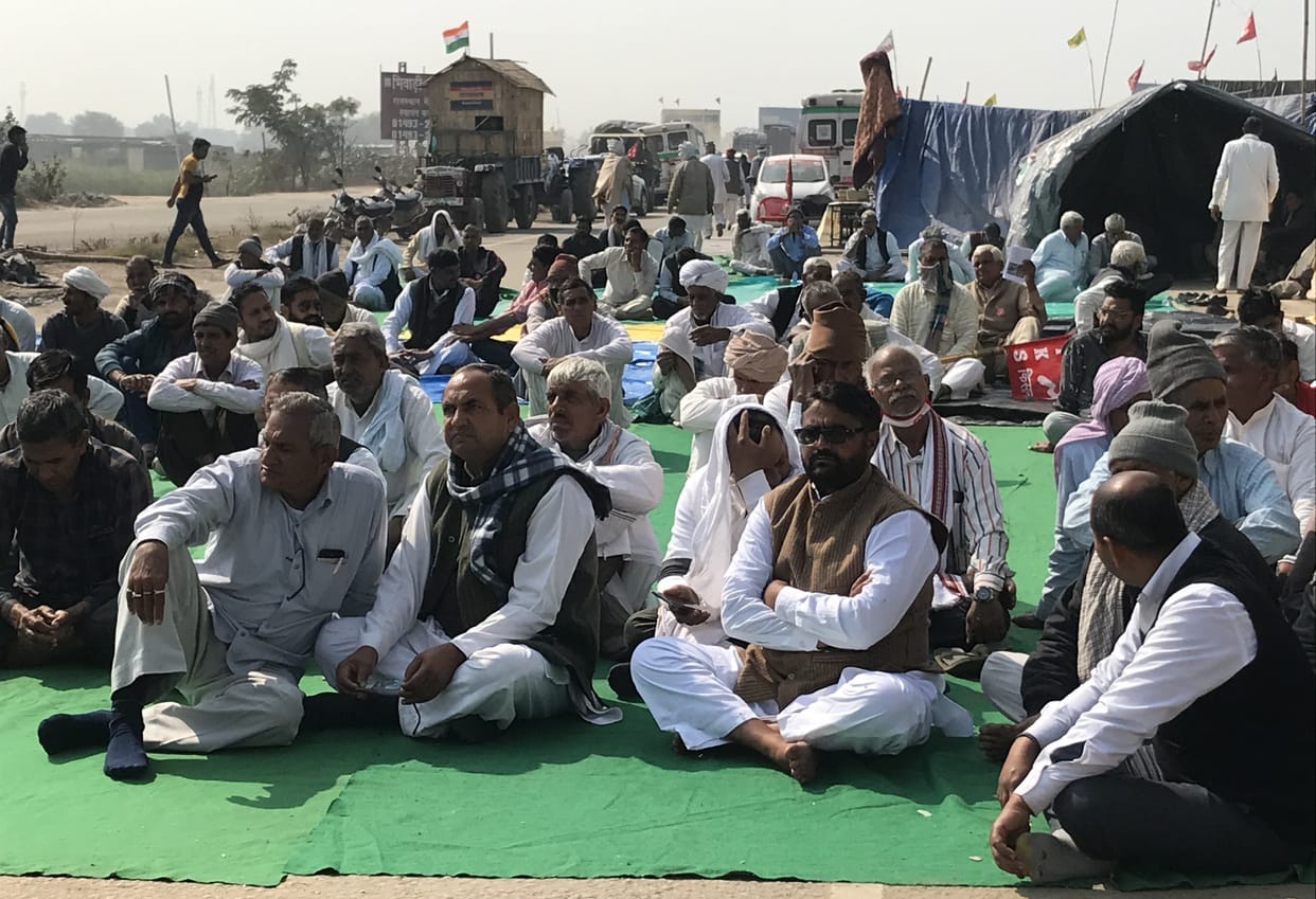 Number of farmers increased on Kheda border after Ghazipur incident