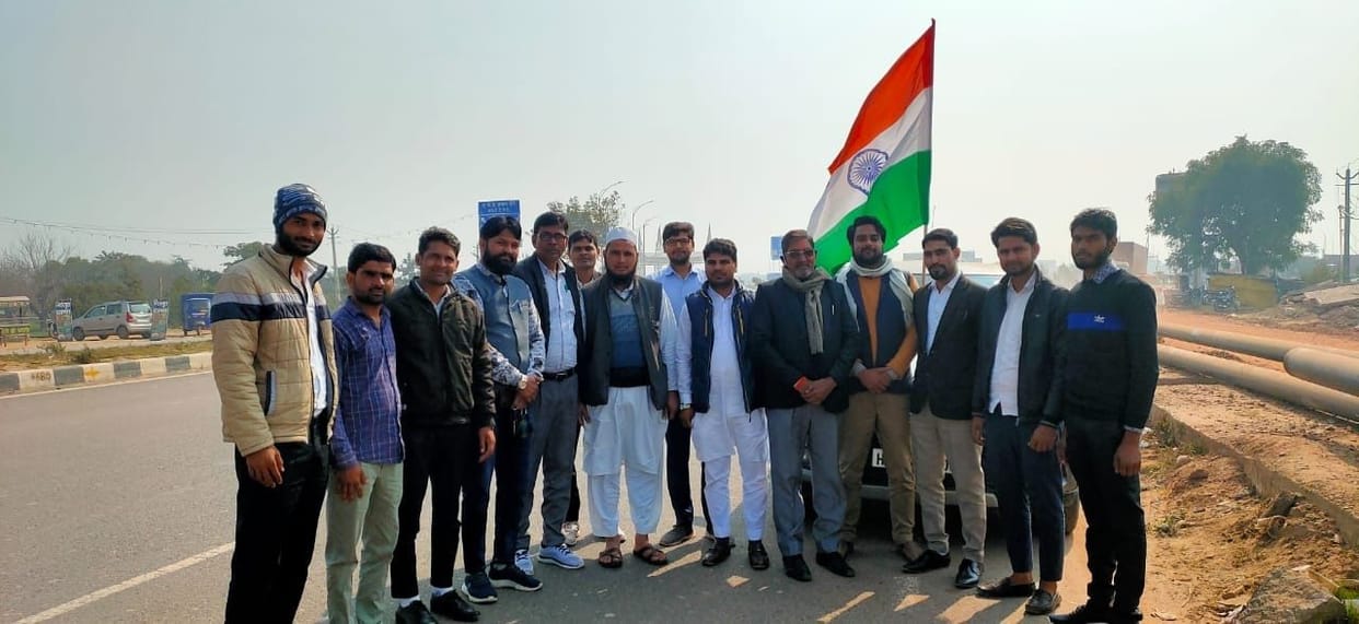 to support tikait mewat leader arrived gazipur
