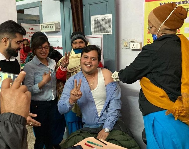 197 people were vaccinated
