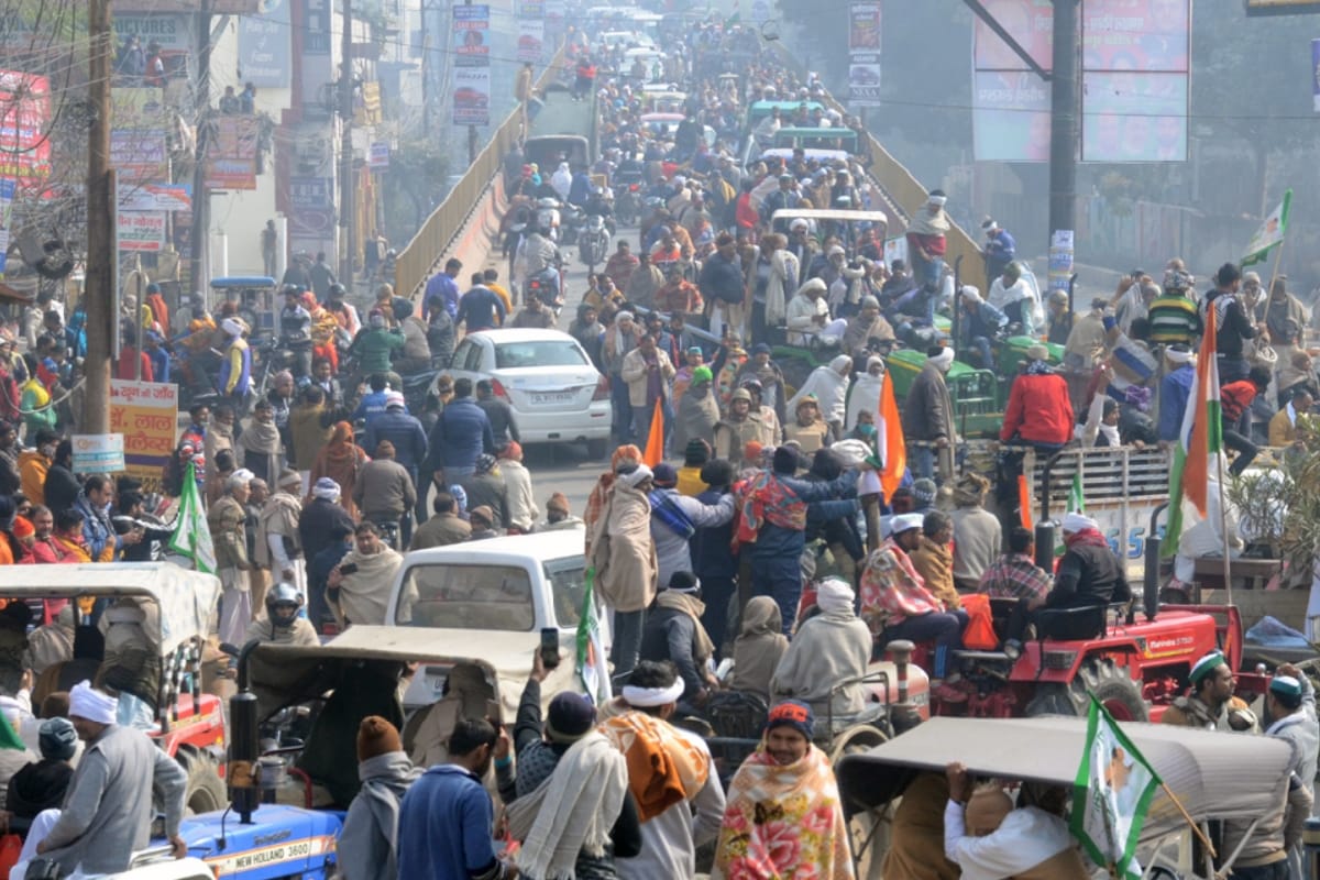 parliament session begins in between farmers protest