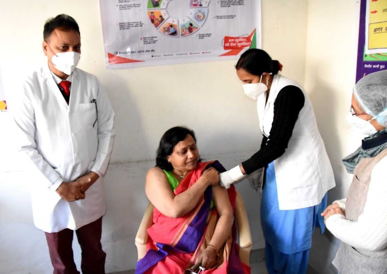 Mega Drive: 848 personnel benefit from vaccines' Sanjeevani campaign